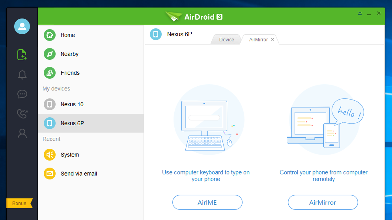 airdroid remote control