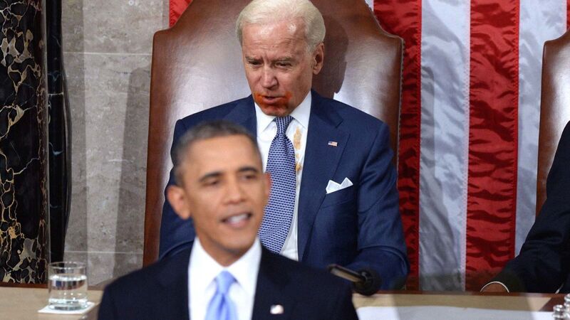 Illustration for article titled Biden’s Buffalo Wing Challenge Dinner Not Sitting Too Well