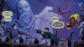 Illustration for article titled The Batman/Hamlet crossover that never was