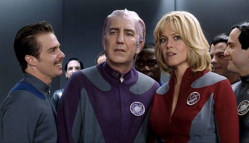 Illustration for article titled The Death of Alan Rickman May Have Halted the Galaxy Quest TV Show
