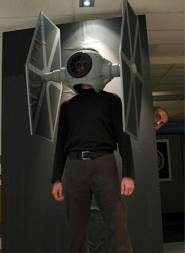 Illustration for article titled TIE Fighter Helmet Will Reduce Your Enemies to Smithereens on Mere Sight