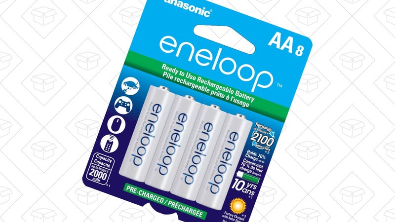 Panasonic Eneloop AA 8-Pack, $16 | AmazonBasics AA 8-Pack, $16