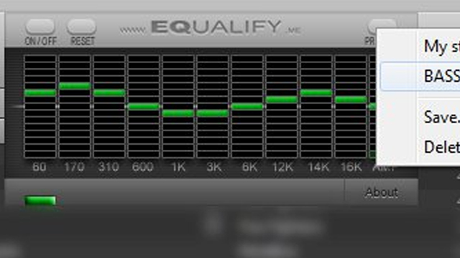 spotify equalizer setting