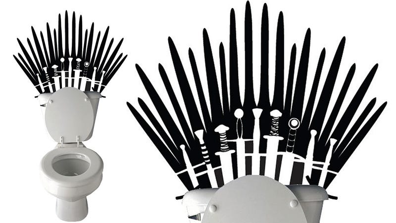 Illustration for article titled Game of Thrones Wall Decal Makes Your Toilet Fit for a King of Westeros
