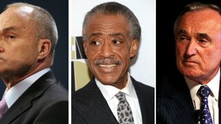 Ray Kelly (John Moore/Getty Images); Al Sharpton (Andrew H. Walker/Getty Images); William Bratton (Larry Busacca/Getty Images)