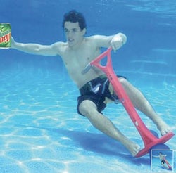 Illustration for article titled You Can Finally Pogo Stick In a Pool Thanks to Hammacher Schlemmer