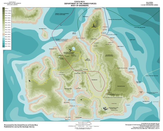 Hold On To Your Butts: Insanely Detailed Maps From Jurassic Park