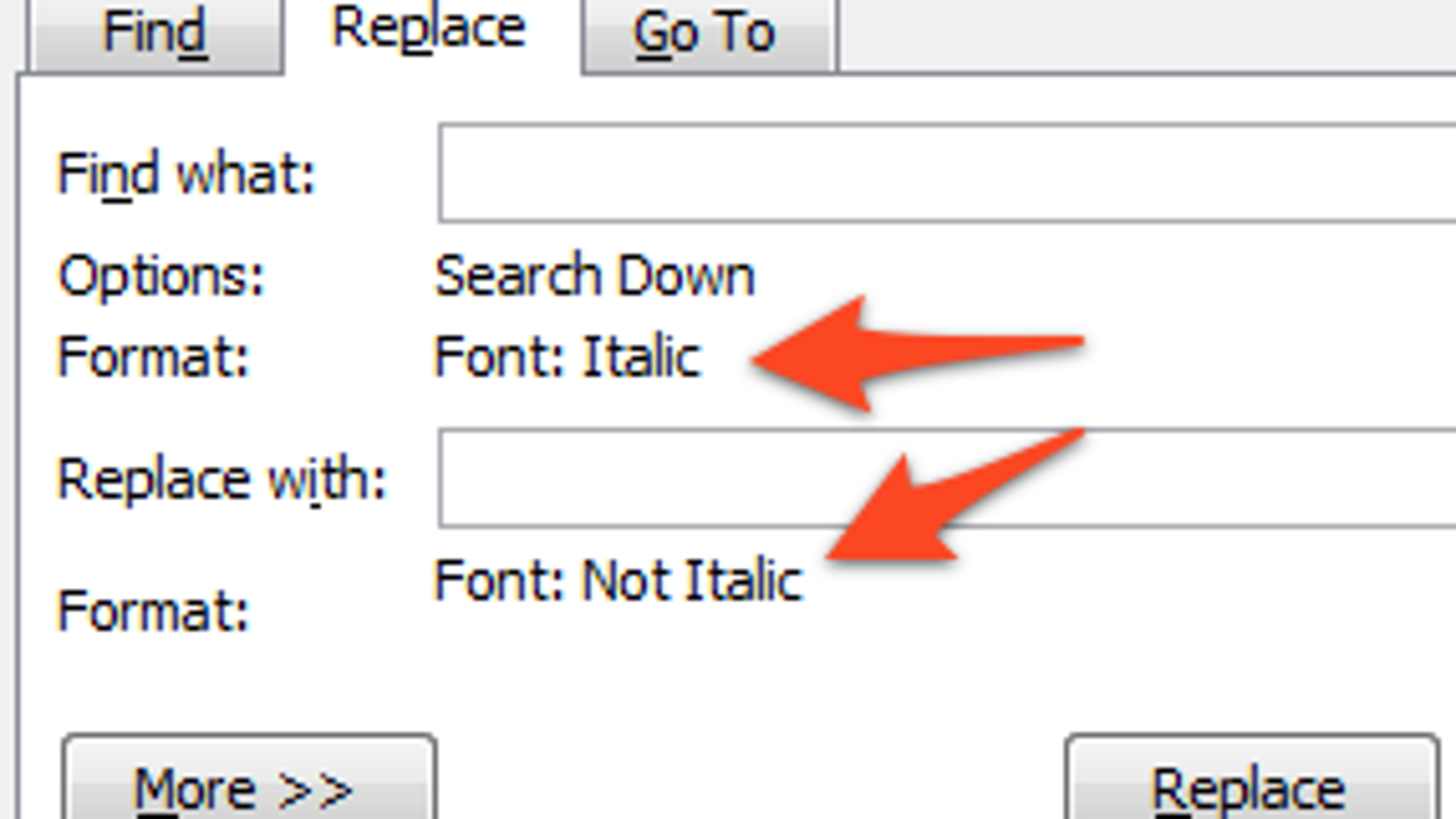 Find And Replace Formatting In Microsoft Word 2187