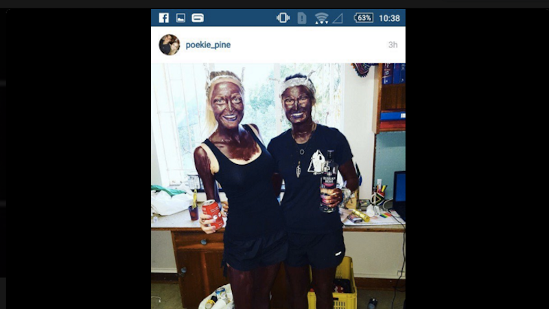 Illustration for article titled Two White Students in South Africa Suspended for Wearing Blackface They Claim Was 'Purpleface'