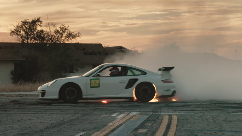 Illustration for article titled Watch This Modified Porsche 911 Hooning Its Heart Out in a Tony Hawk Pro Skater 4 Tribute