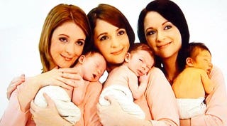 Illustration for article titled Within Two Weeks, Triplets Give Birth To Three Boys
