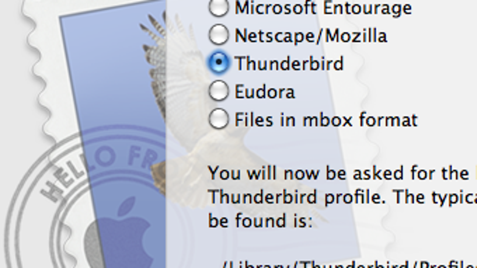thunderbird mail mac