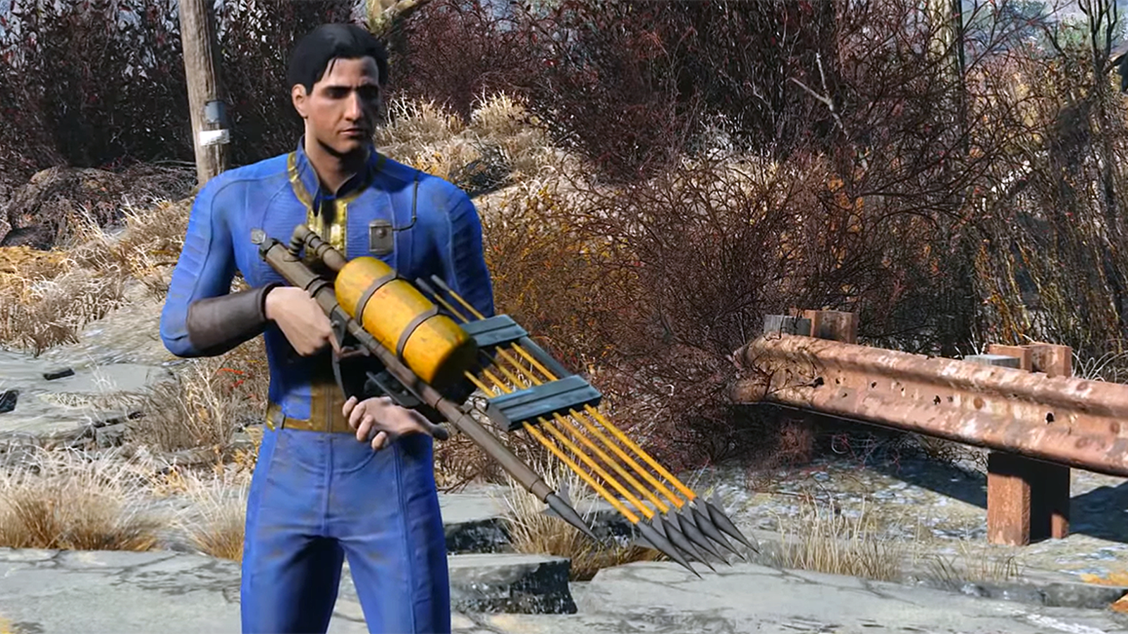 Un arma oculta en el código de Fallout 4 revela posibles niveles bajo el agua