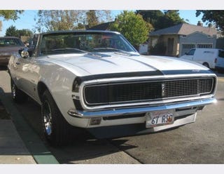 Illustration for article titled 1967 Chevrolet Camaro RS Convertible