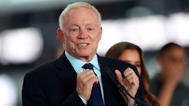 Illustration for article titled Jerry Jones Unveils Plans For Extravagant 100,000-Seat Cowboys Owner’s Box