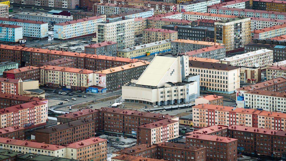 Dudinka - a city built on permafrost Dudinka - a city built on permafrost