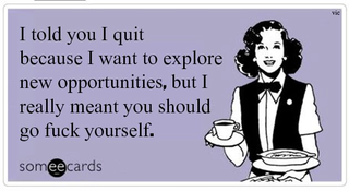 Illustration for article titled I Just Quit My 9-5, Outta Here, Assholes