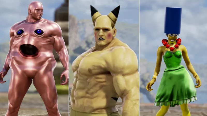 Illustration for article titled Los Simpson, penes y Thanos: estas son las creaciones de personajes más raras de SoulCalibur VI