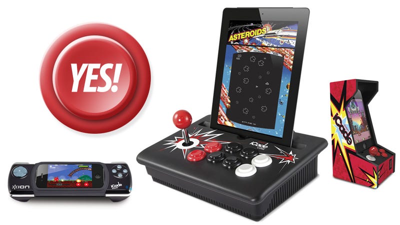 Illustration for article titled The Rad iCade Mobile, iCade for iPhone and iCade Core Just Need Rad Games