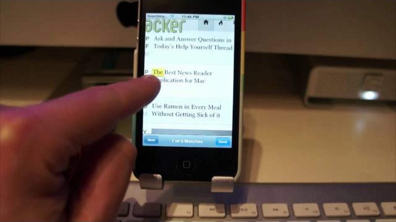 Quickly Search the Contents of Web Pages from Your iPhone's Browser