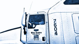 Illustration for article titled What you don't know about the truck driver you just flipped off