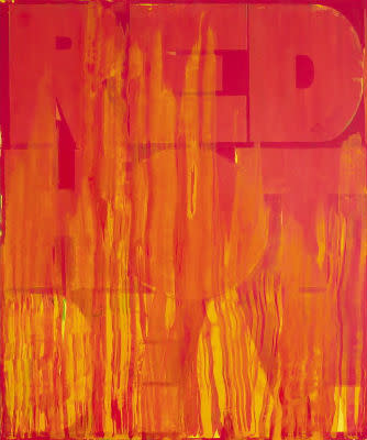 Red Hot Deal, 2012. Acrylic on board, 71 5/8 x 59 3/4 x 2 3/4 inches, Jack Shainman Gallery. (Courtesy of Art Basel) Â