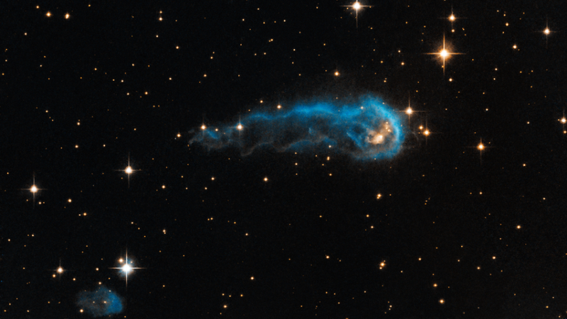 Illustration for article titled This cosmic caterpillar might someday look just like our Sun