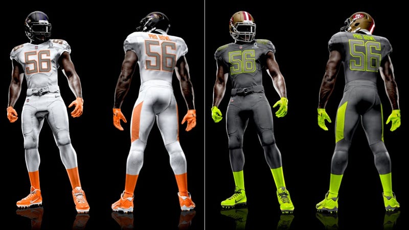 Illustration for article titled The New Pro Bowl Uniforms Are Here