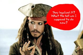 Illustration for article titled $5 a Month For Legal P2P: Would It Lure Pirates From the Dark Side?