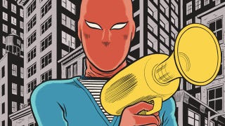Illustration for article titled Ghost World's Daniel Clowes tells us about The Death-Ray, his chain-smoking teenage superhero