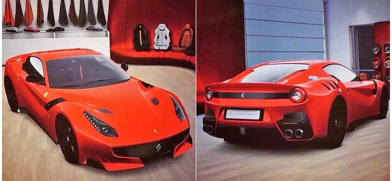 Illustration for article titled Ferrari F12 GTO? Try Ferrari F12 SWB.
