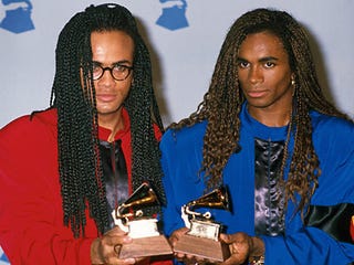 Illustration for article titled 20 Years Ago Today, Milli Vanilli Lost Their Grammy For Lip Syncing Someone Else's Songs