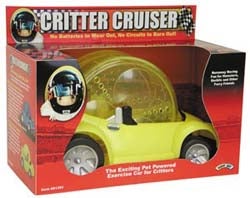 Hamster Wheel Powered Toy Car