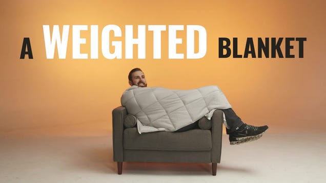 Burrow Into a Warm and Anxiety-Smothering Weighted Blanket With a Trio of Deals