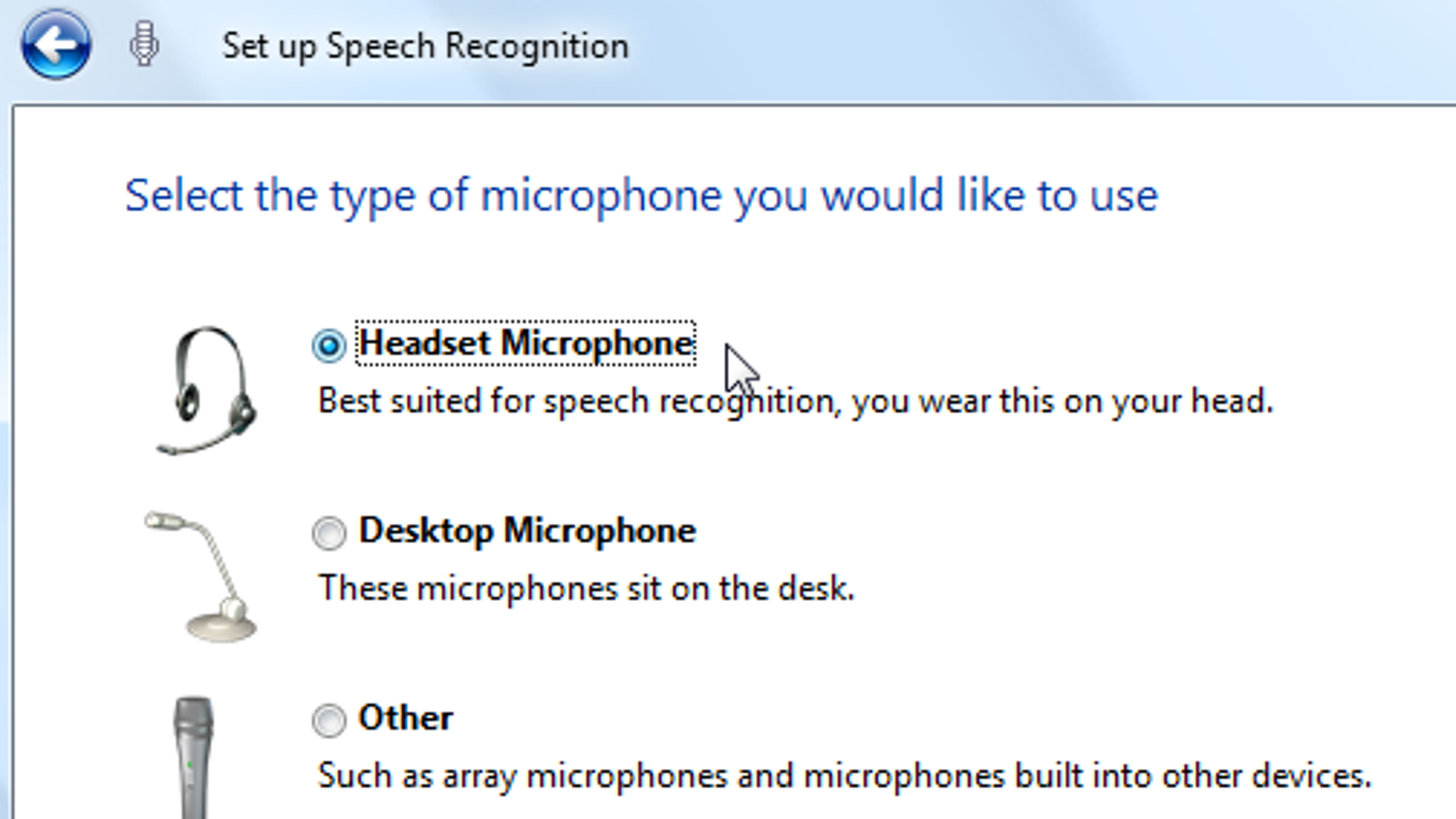 windows 8 speech to text program