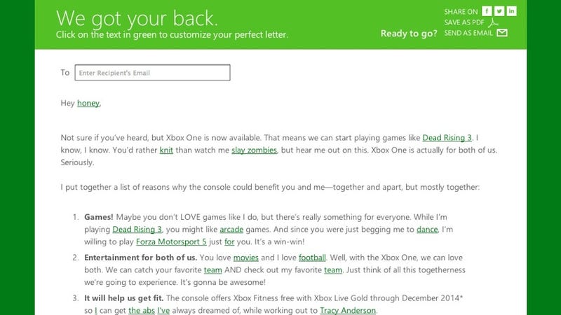 Illustration for article titled Microsoft Knows Women Play Video Games Too, Right?