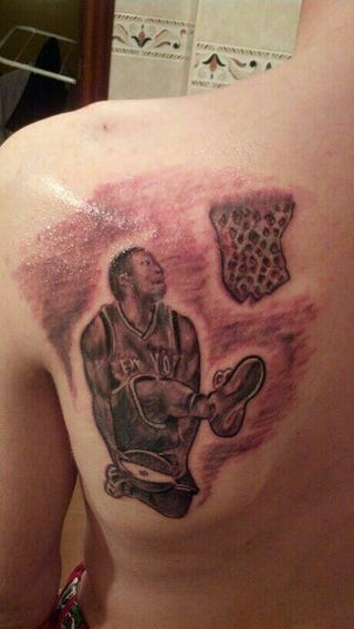 Illustration for article titled This Is The Worst Tattoo Of Nate Robinson You Will Ever See