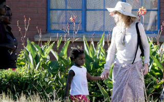 Madonna and her adopted daughter (Michelly Rall/Getty Images)