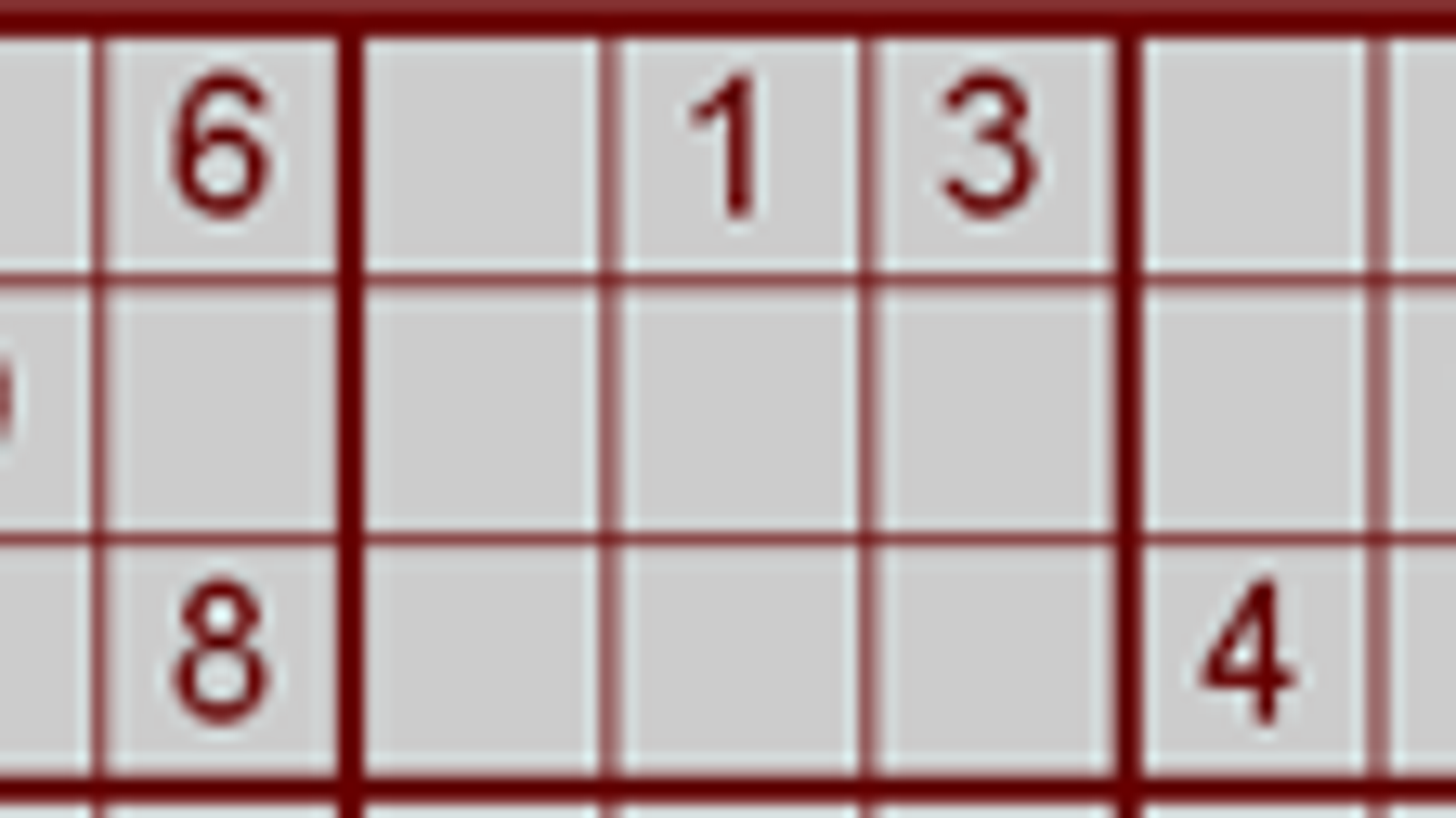 solved sudoku