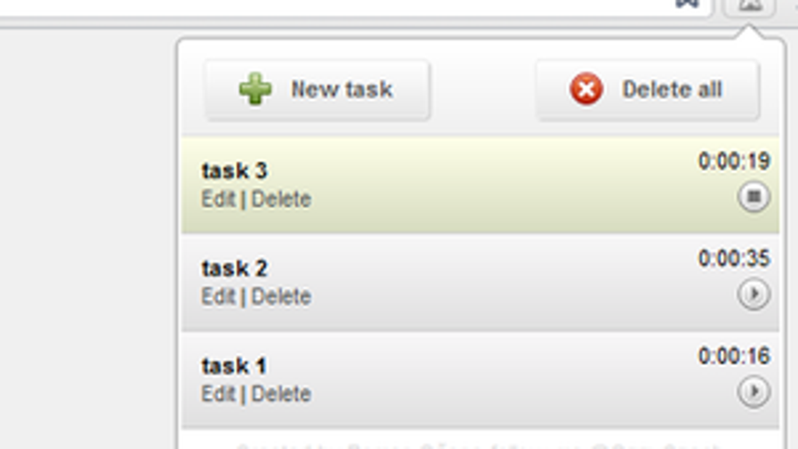 trackingtime chrome app
