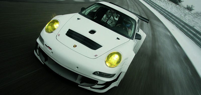 Illustration for article titled 2009 Porsche 911 GT3 RSR: More Track Power, Bigger Price Tag