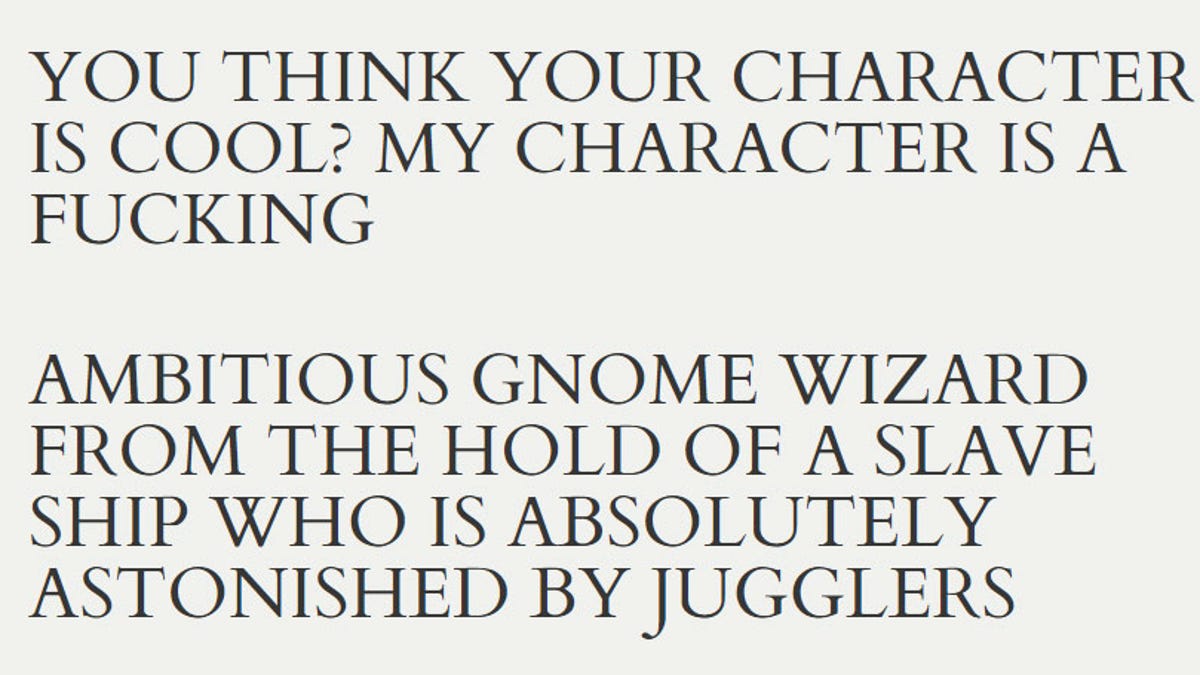 dungeons and dragons backstory