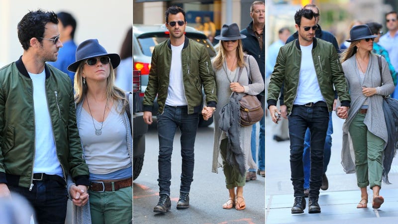 Illustration for article titled Justin Theroux and Jennifer Aniston in Nifty Shades and Gray
