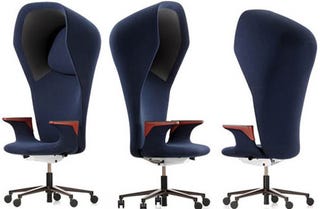 Illustration for article titled WorkBay Chair Helps Keep Annoying Workmates At Bay