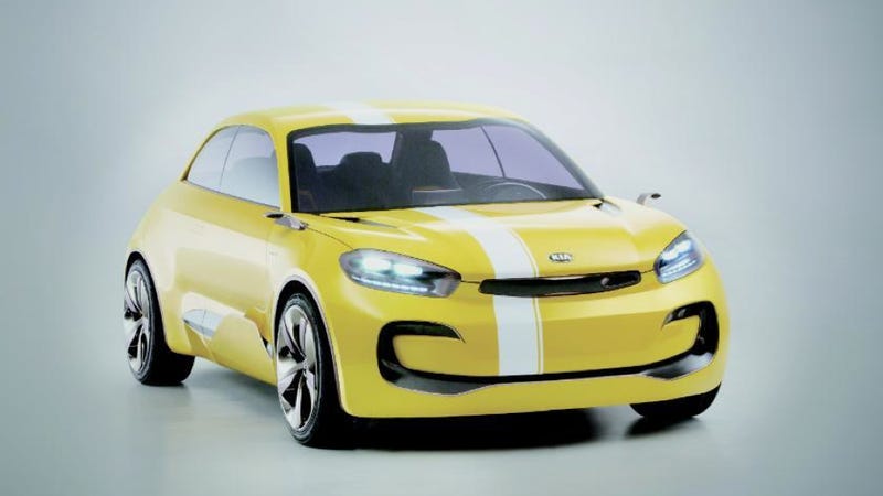 Illustration for article titled Kia KND-7 Concept Is The Kia CUB Concept With The Lights On