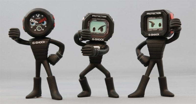 Illustration for article titled Casio Robo-Watch Superheroes Celebrate G-Shock Anniversary