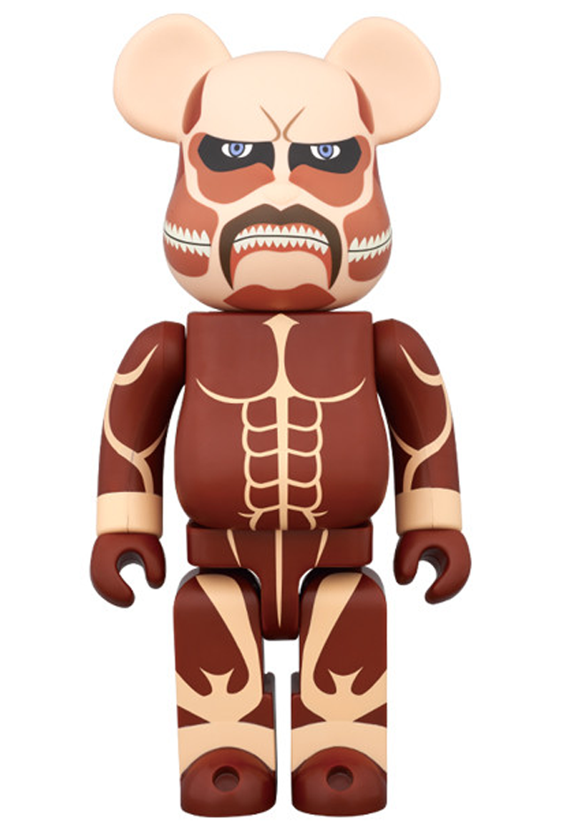 attack on titans colossal titan, as a giant bear figure