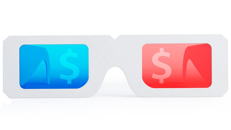 Illustration for article titled Theaters Want Pricier 2D Movie Tickets So 3D Films Get Cheaper