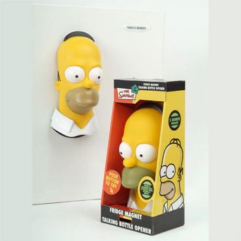 Illustration for article titled Unlike TV Counterpart, Homer Fridge Magnet Says Just One Funny Thing