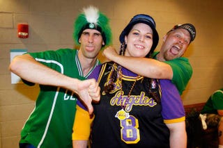 Illustration for article titled Lakers Get Bleeps In Gear, Almost Steal Game 2